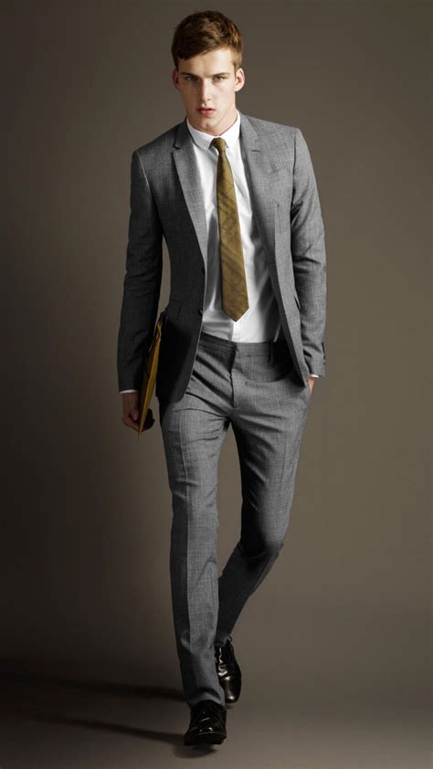 marine suit with burberry shirt|Burberry clothing men.